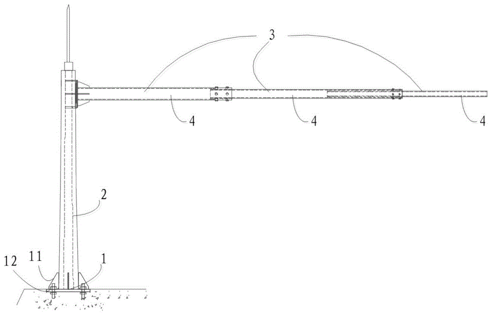 交通监控杆的制作方法