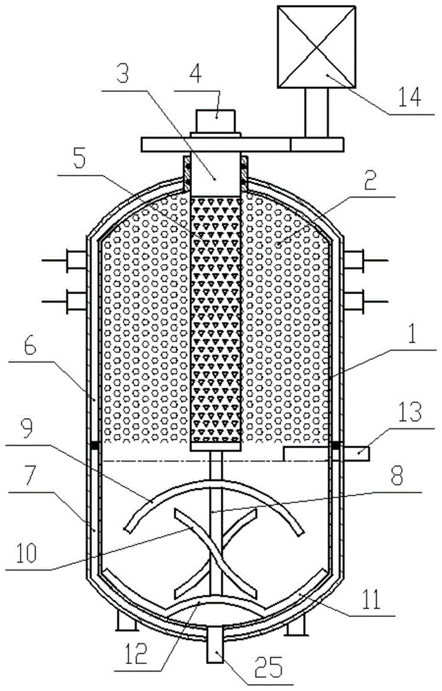 一种土建工程用A料B料混合反应装置的制作方法