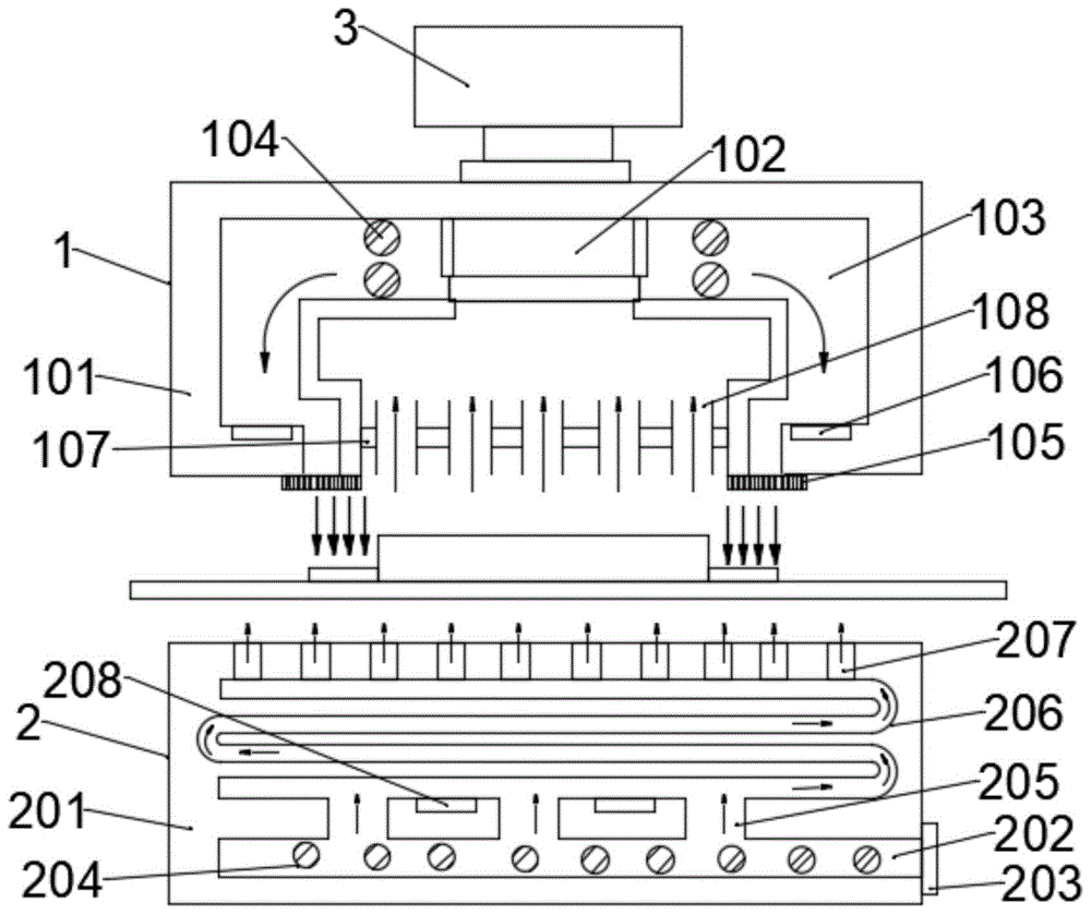 一种微波通讯器件焊接机电加热模组的制作方法