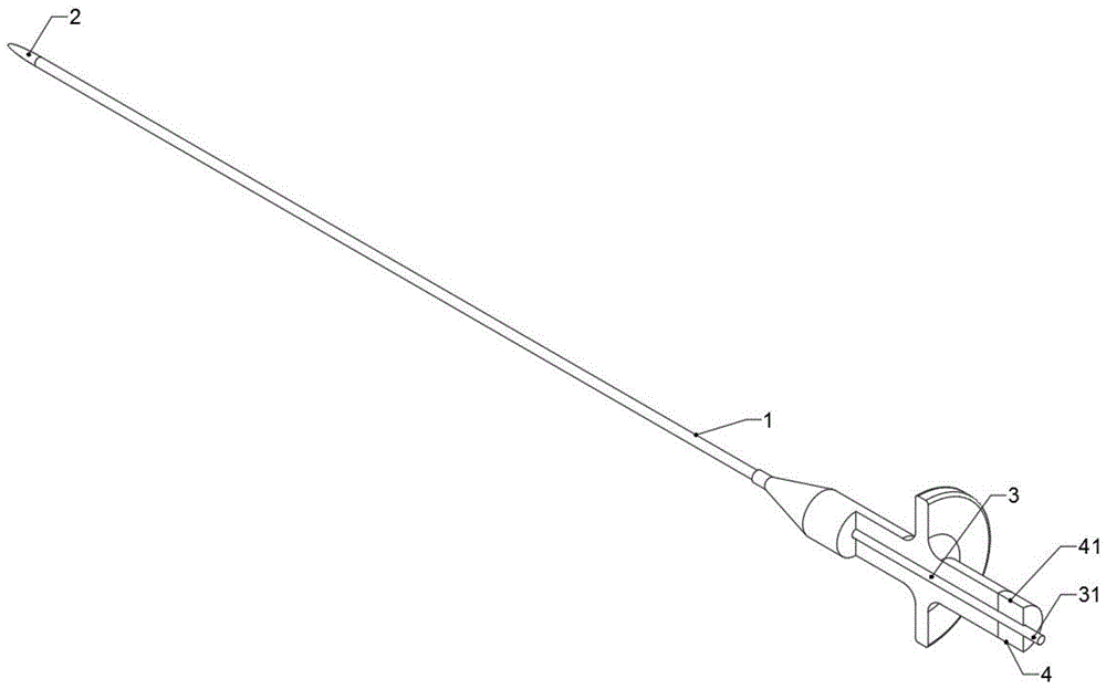 TIPS专用穿刺针的制作方法