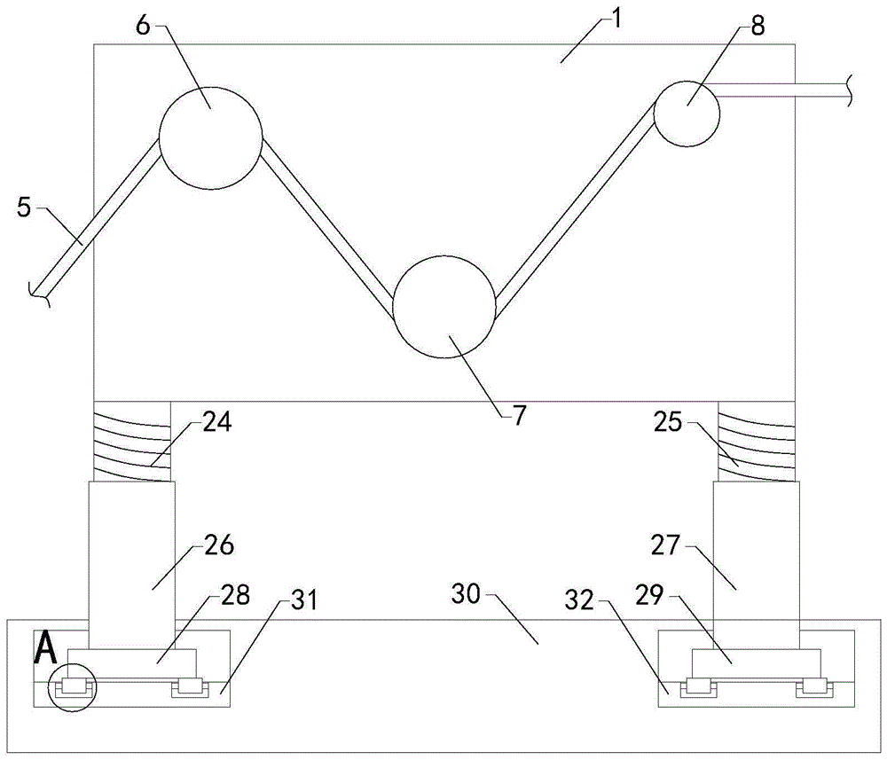 一种纺织机用进线导线装置的制作方法
