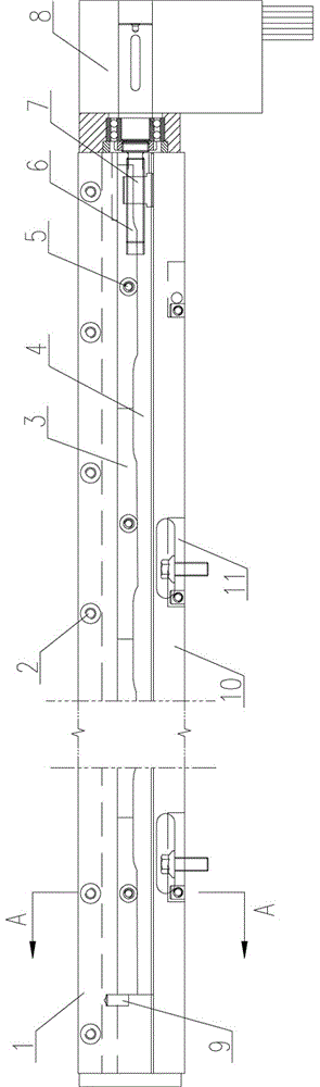 一种双向可调整体式斜块机械补偿工作台的制作方法