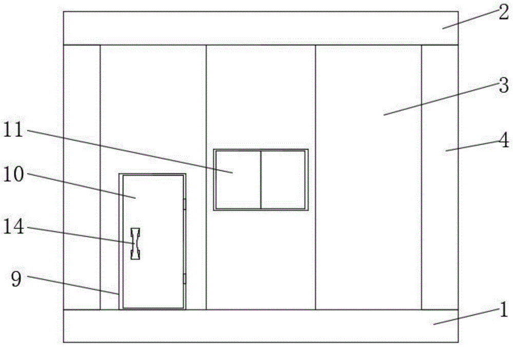 一种超强隔音通风临建房的制作方法