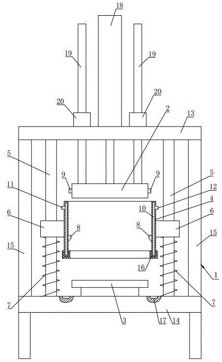 一种保温型热压机的制作方法