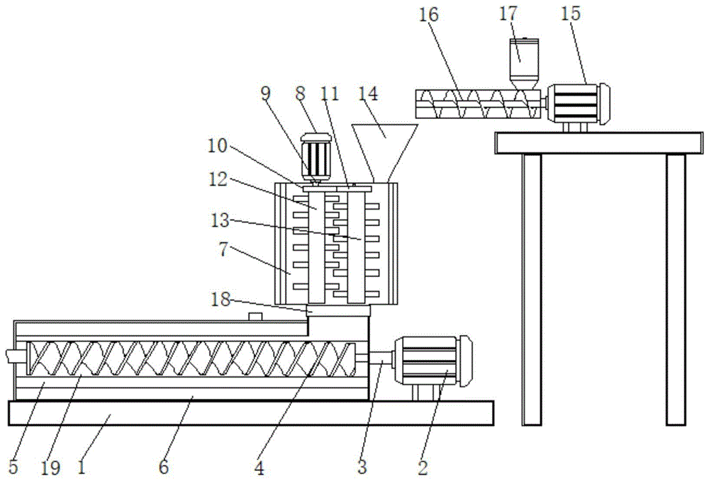 一种吹塑机挤出机构专用分离型螺杆的制作方法