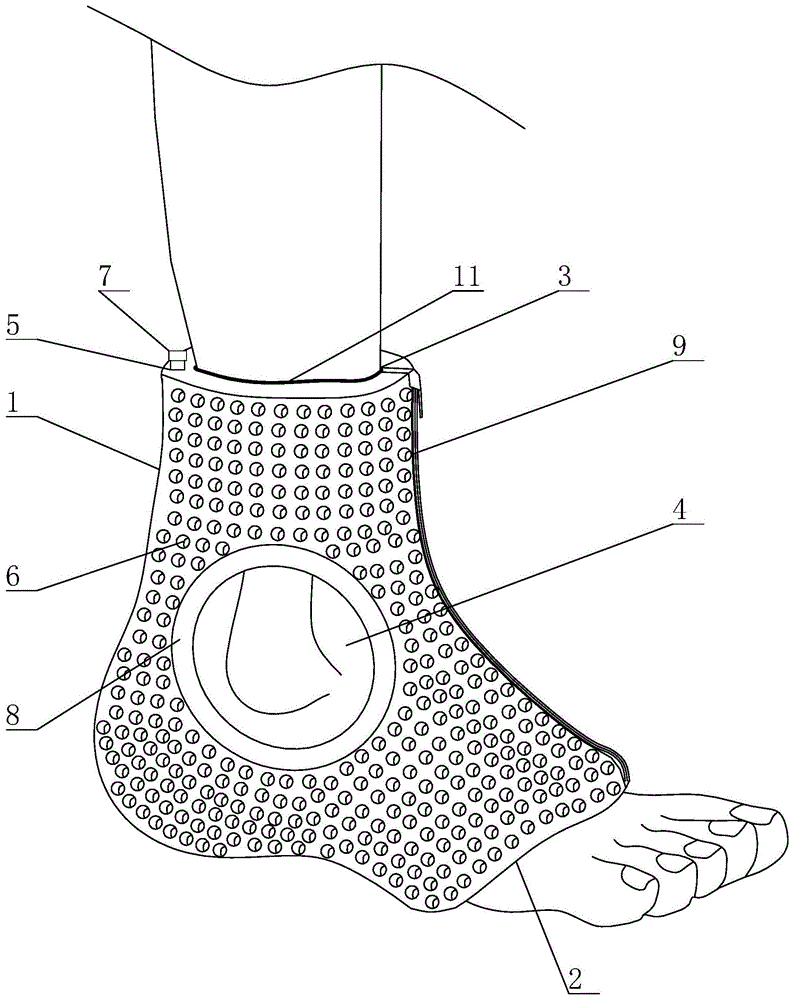 足部压力性损伤保护护具的制作方法