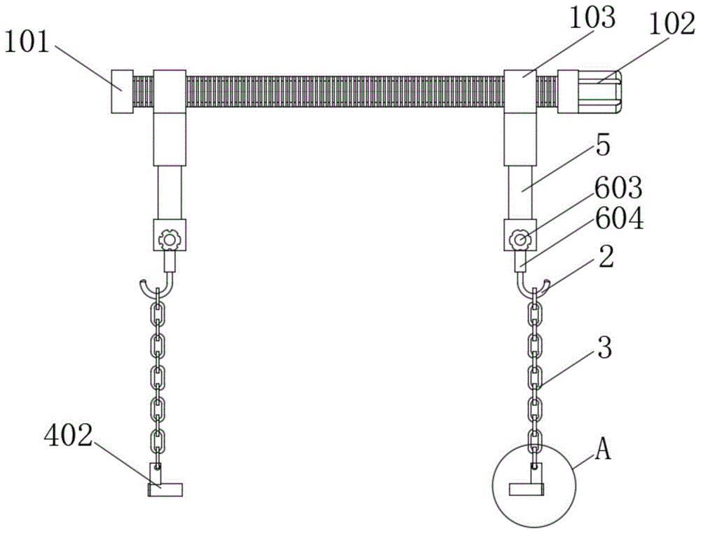 一种桥总成喷漆用吊具的制作方法