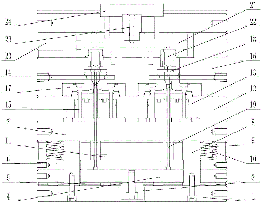 一种高速转动部件的注塑模具的制作方法