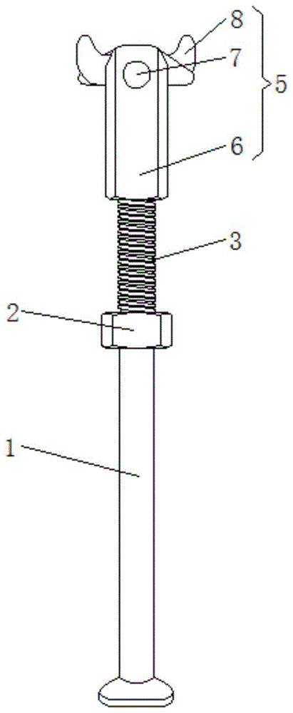 一种异形交叉式万能膨胀螺栓的制作方法