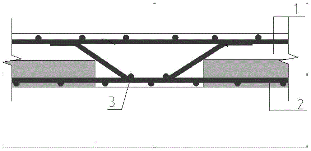 一种双向叠合楼板的连接结构的制作方法
