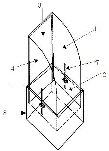 一种可调高度的室内弧形布线模具的制作方法