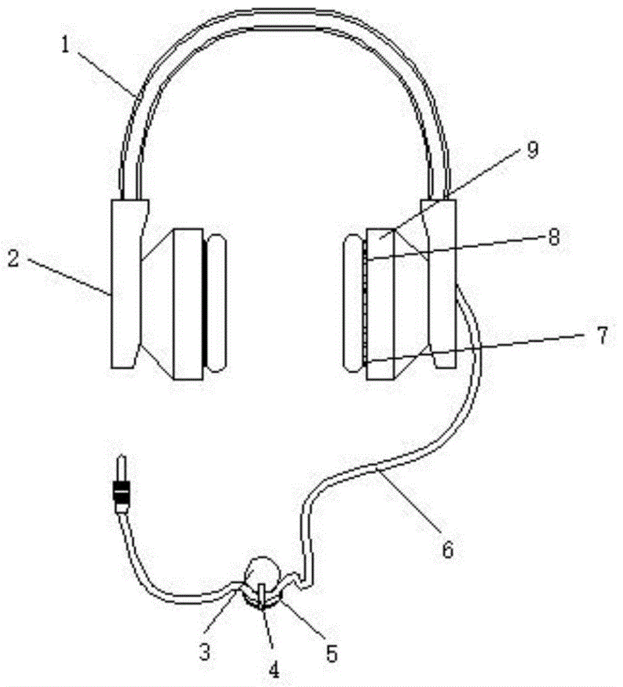 一种可折叠耳机线的耳机结构的制作方法