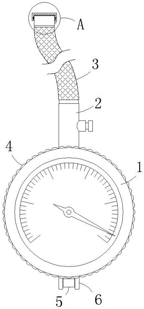 一种用于测量汽车轮胎压力的气压表的制作方法