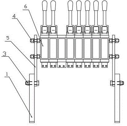 液压支架操作阀组调节装置的制作方法