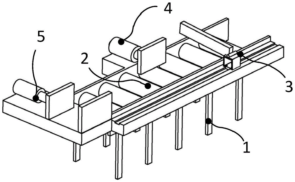 一种锯床用方形坯料进料装置的制作方法