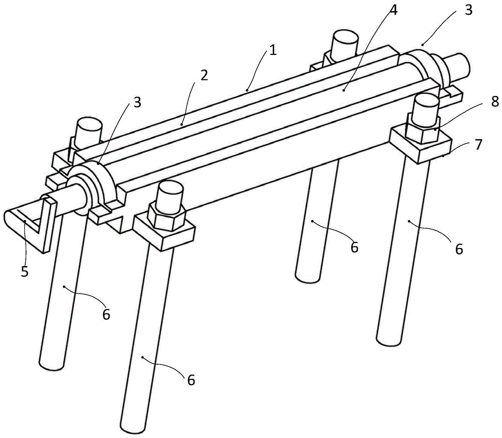 一种大口径金属弯管坡口处理用固定装置的制作方法