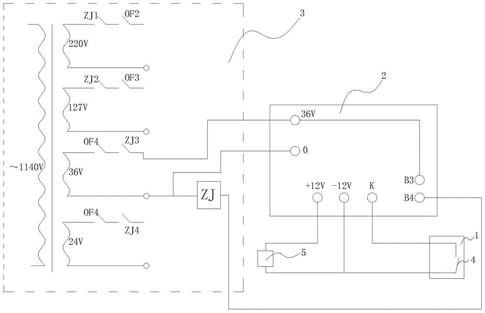 综掘机脚踏式离位断电保护装置的制作方法