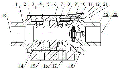 一种带指示的气控梭阀的制作方法