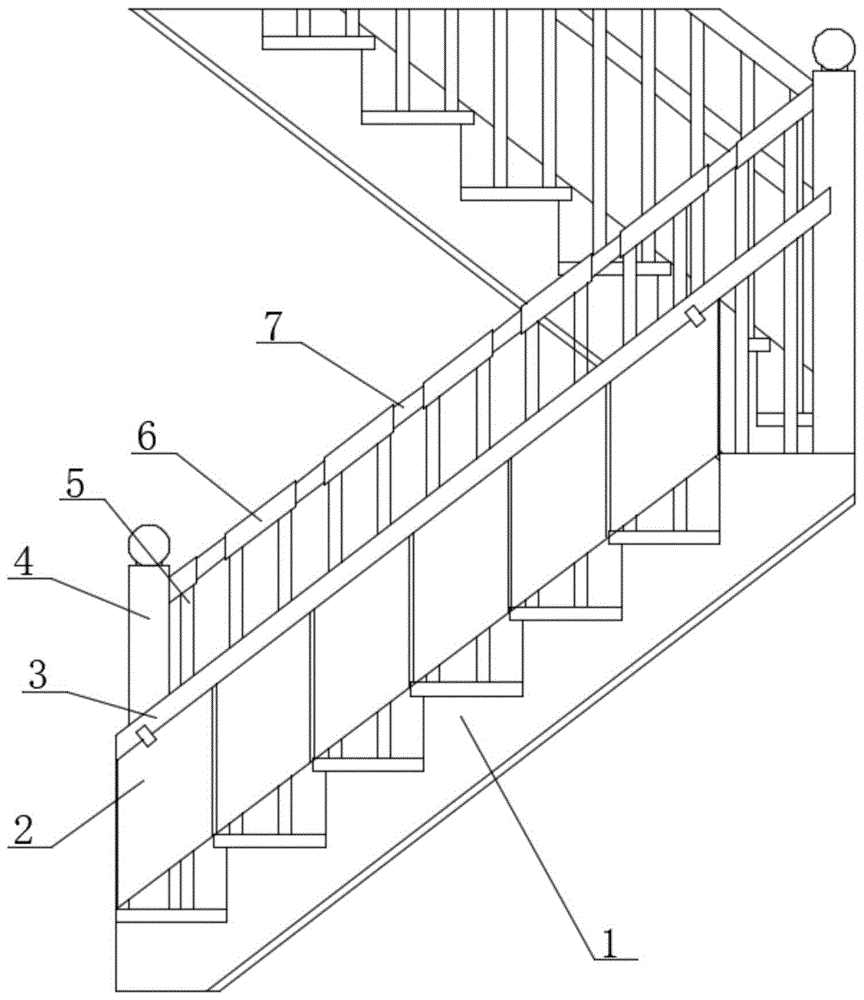 一种可伸缩的楼梯扶手的制作方法