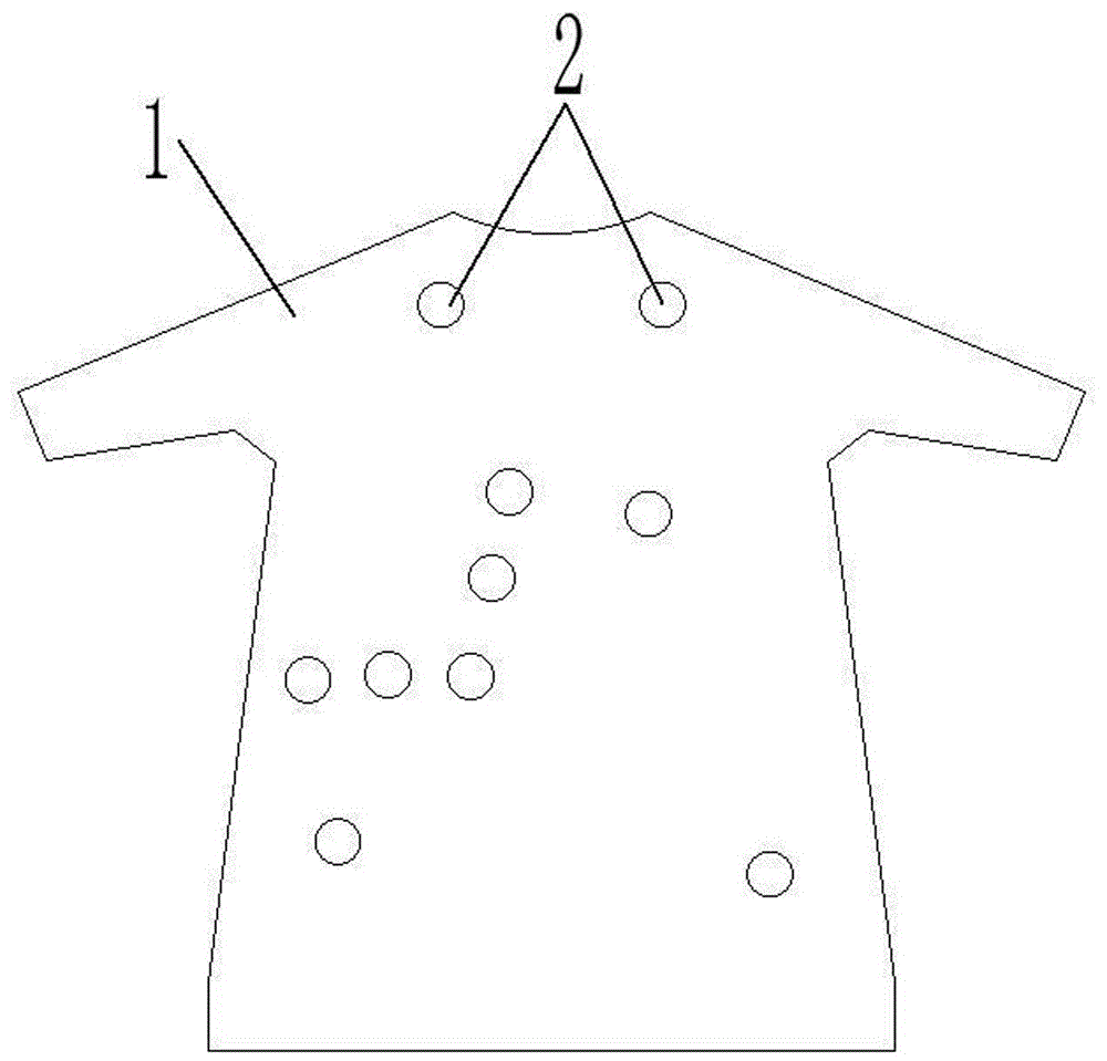 一种十二导联可穿戴式心电监护衣的制作方法