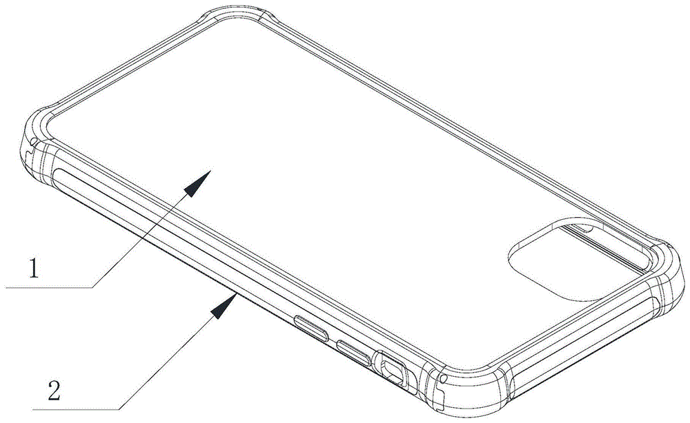 镶嵌式手机壳的制作方法