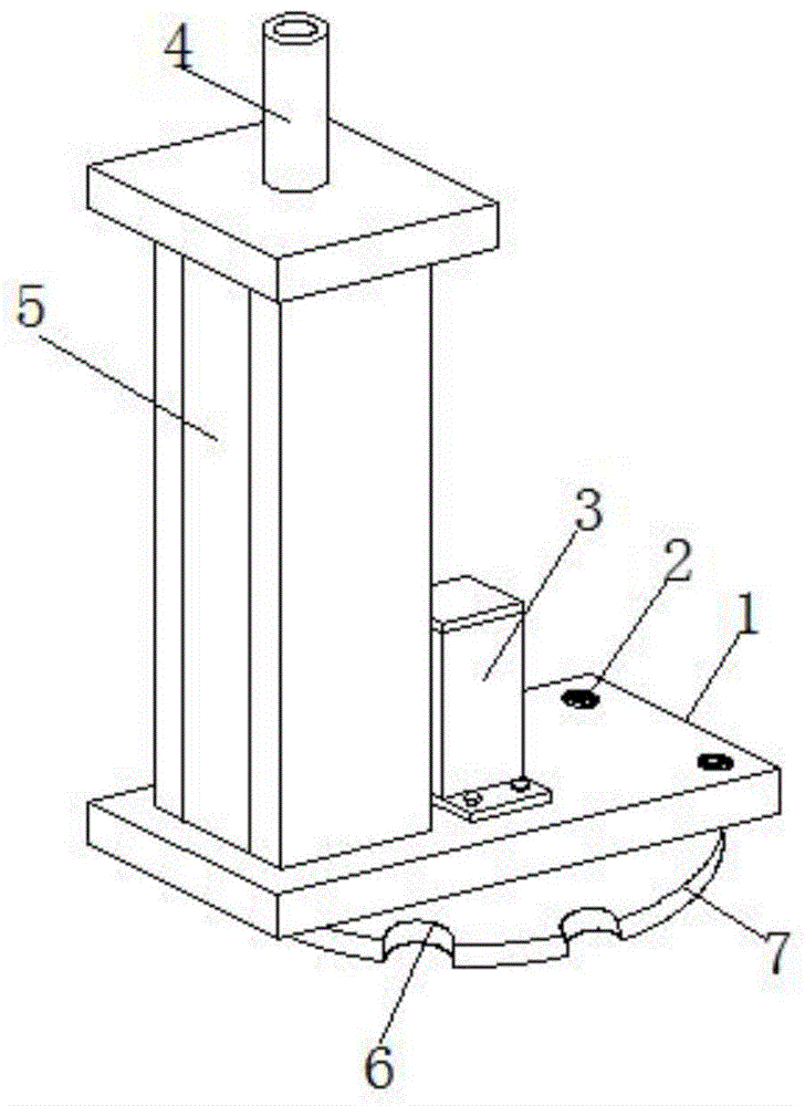 一种灌装机短行程PET瓶抬升装置的制作方法
