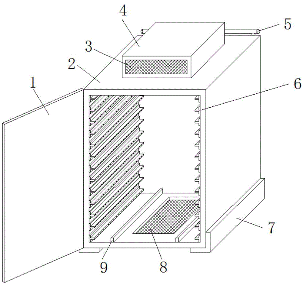 胶合板处理存放装置的制作方法