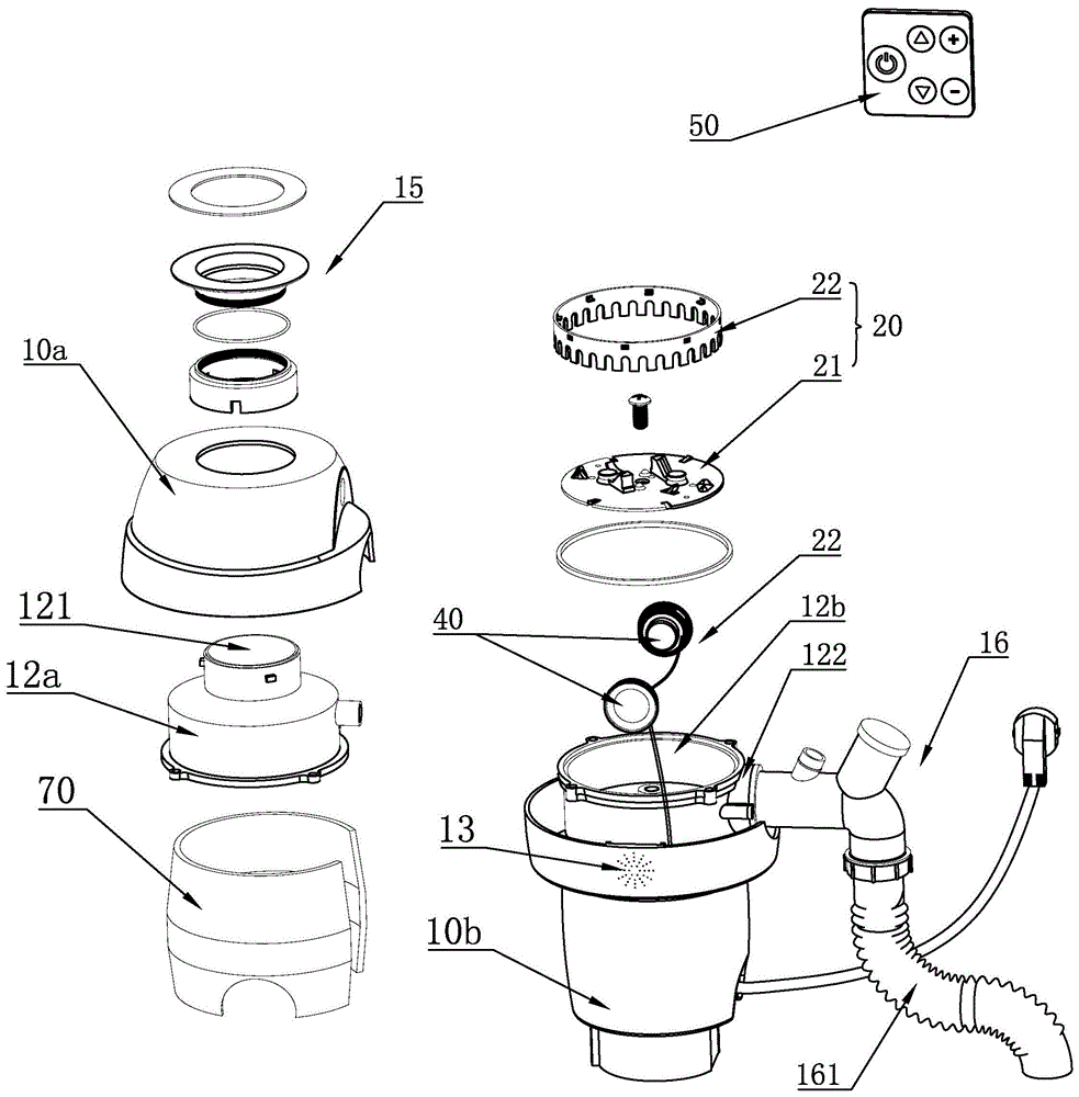 一种具有音乐播放功能的垃圾处理器的制作方法