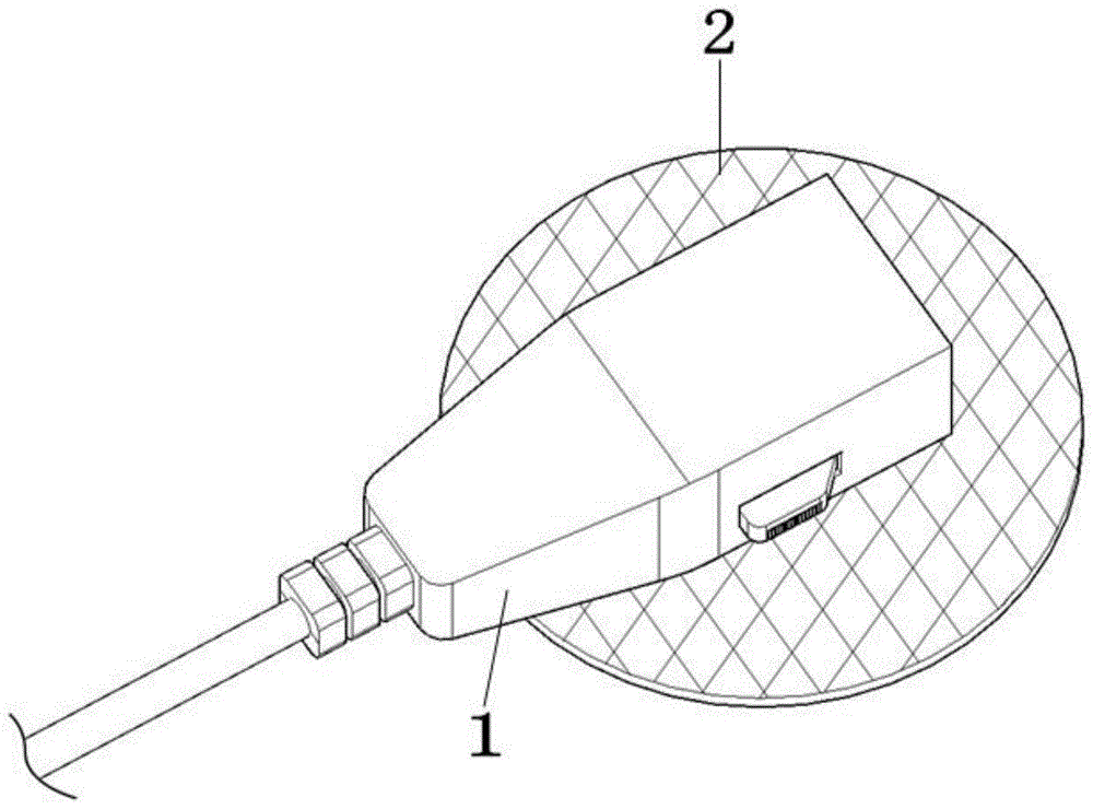 一种水平连接的电极片导线连接器的制作方法