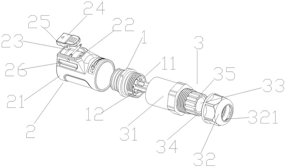 一种防退连接器插头的制作方法