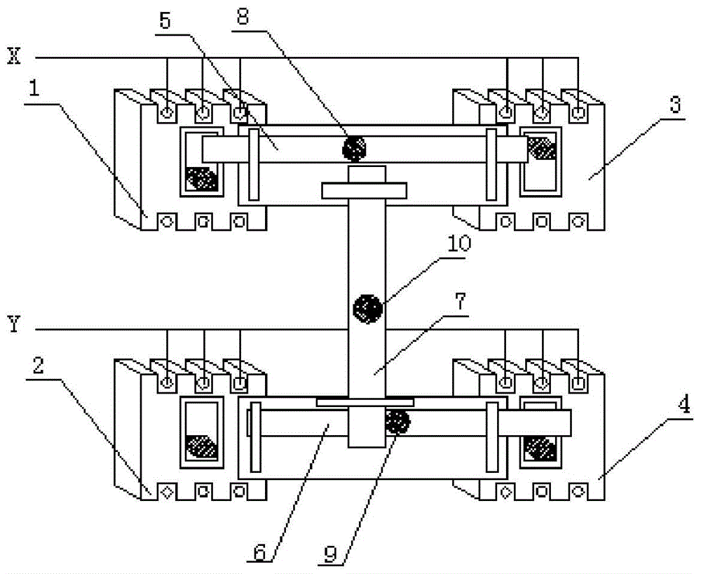 电气系统上塑壳断路器机械互锁的装置的制作方法