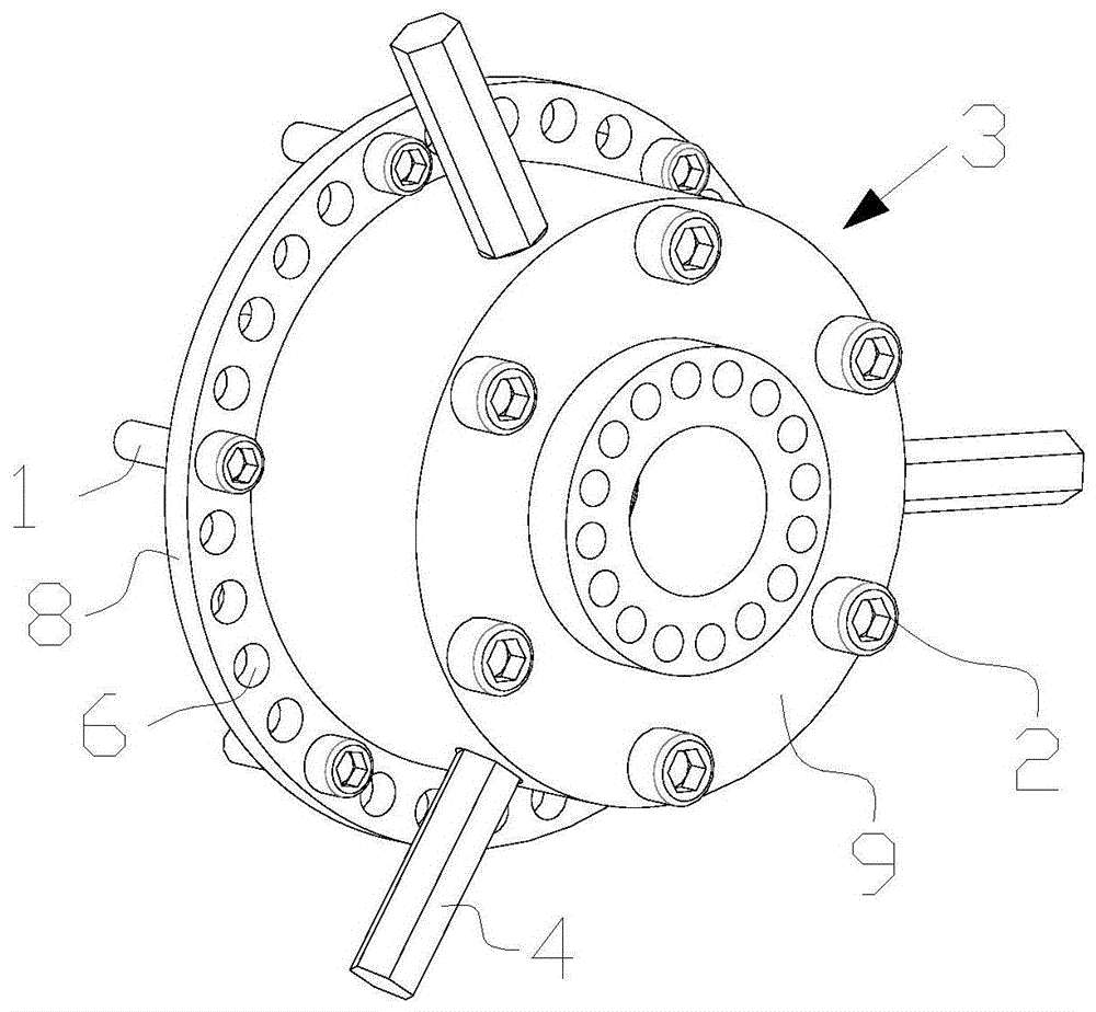一种易拆装高速车轮轧机辐板辊拉杆锁紧法兰及拆装方法与流程