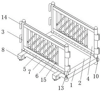 一种建筑工程施工用可拆卸式临时支护的制作方法