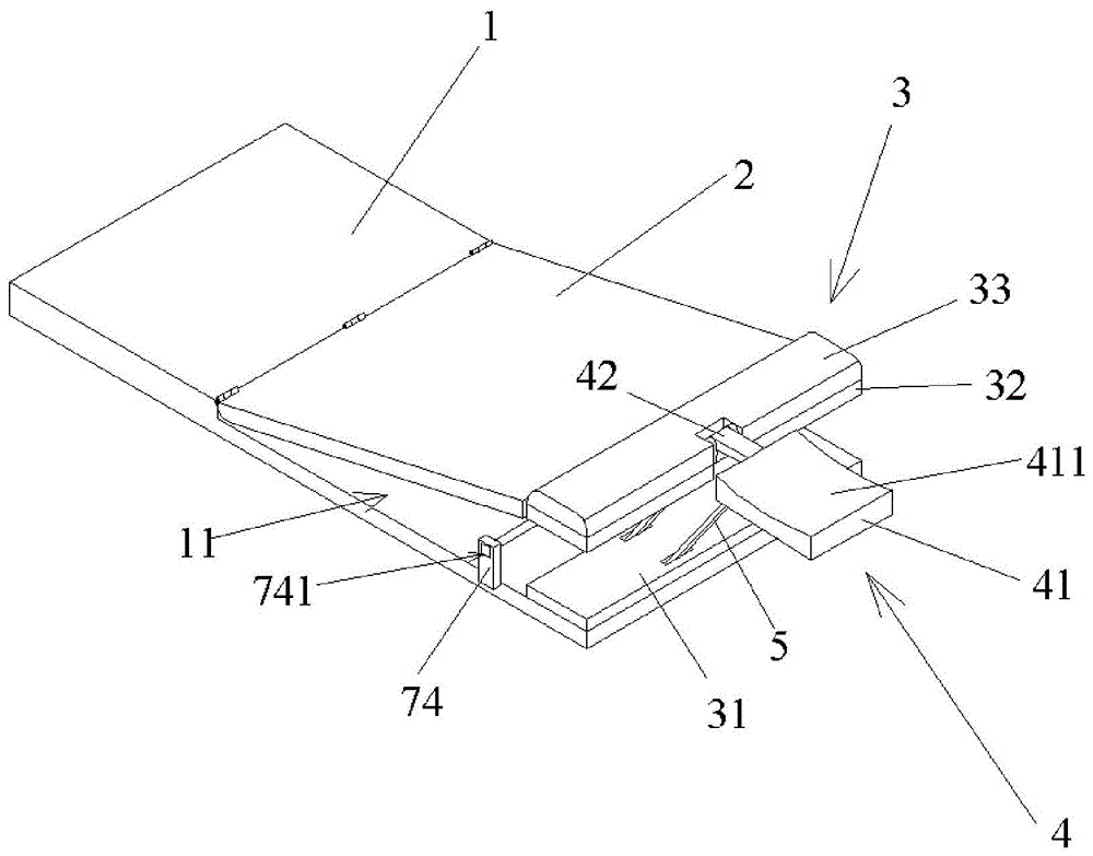 一种用于五官科手术床架的制作方法