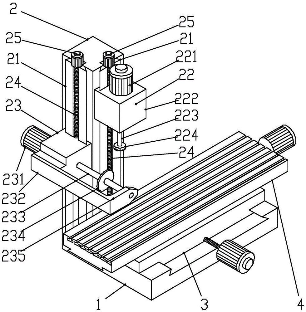 一种电梯T型导轨专用立卧铣组合机床的制作方法