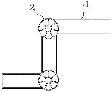 一种粉体材料用管链输送设备的制作方法