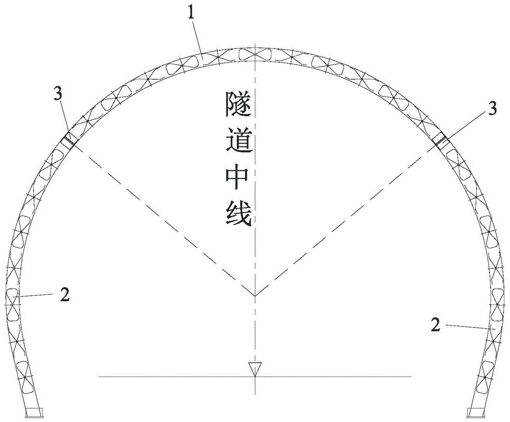 一种基于隧道机械化全断面开挖的钢架的制作方法