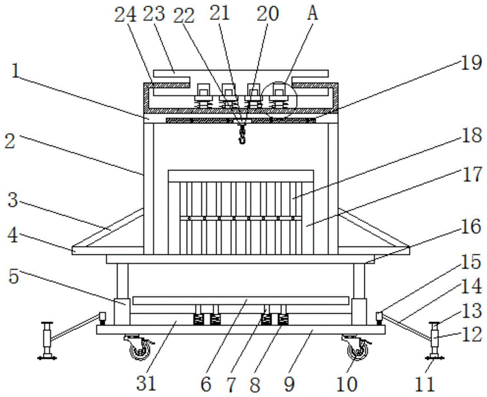 一种房建施工用安全防坠装置的制作方法