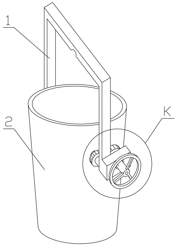 一种可精确调整旋转倾倒角度的钢桶组件的制作方法