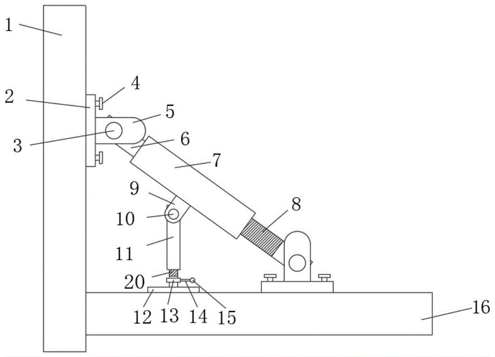 一种建筑基坑斜撑支护结构的制作方法