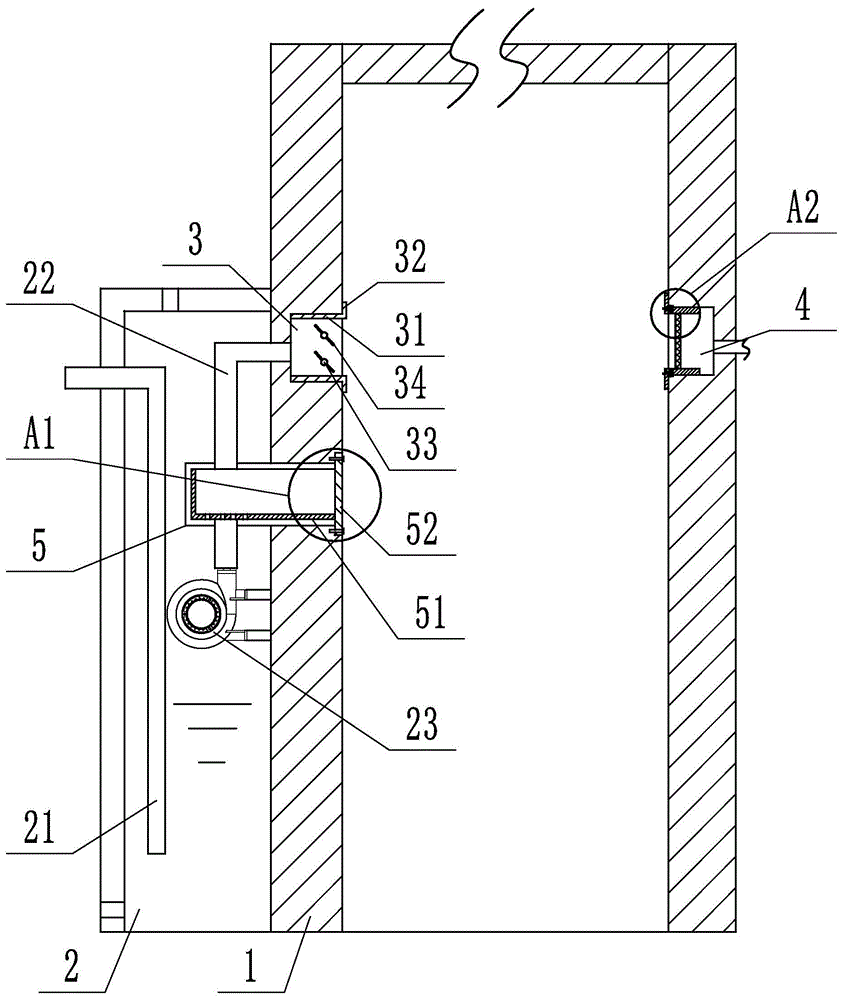 用于变电站变压器室的辅助通风装置的制作方法