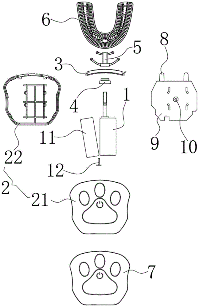 一种硅胶电动牙刷的制作方法