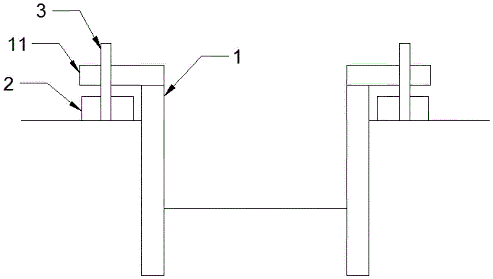 一种隧道基坑外支撑结构的制作方法