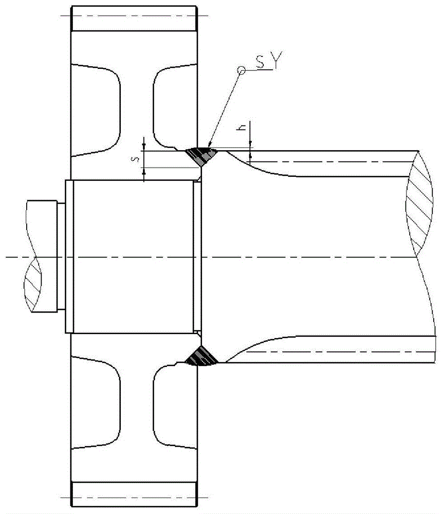 一种变速器中间轴焊接结构的制作方法