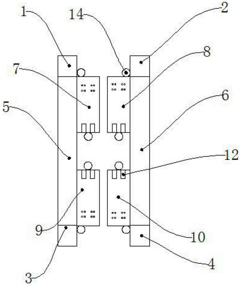 一种可伸缩折叠式加装电梯钢结构井道的制作方法