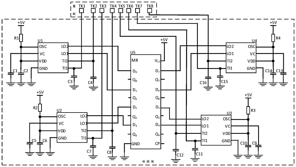 一种按键触摸开关面板的制作方法