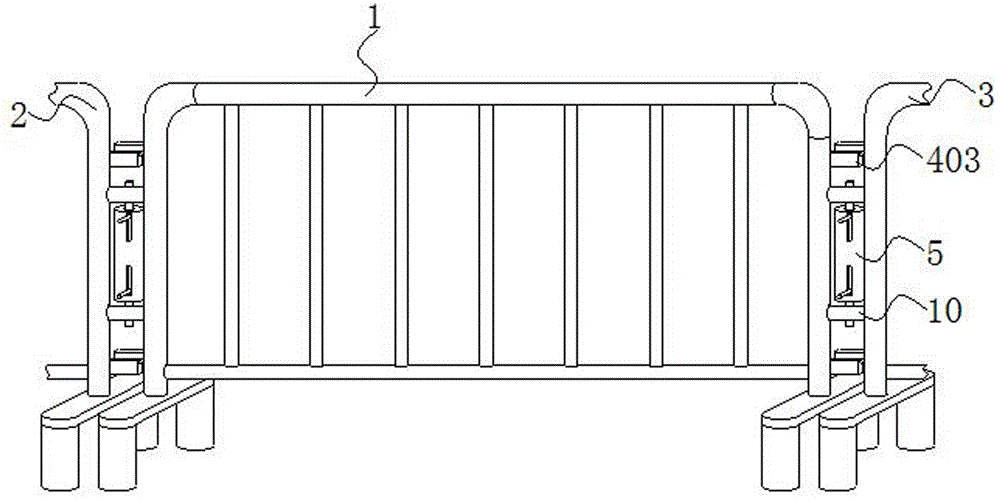 一种公路工程用防护栏的固定机构的制作方法