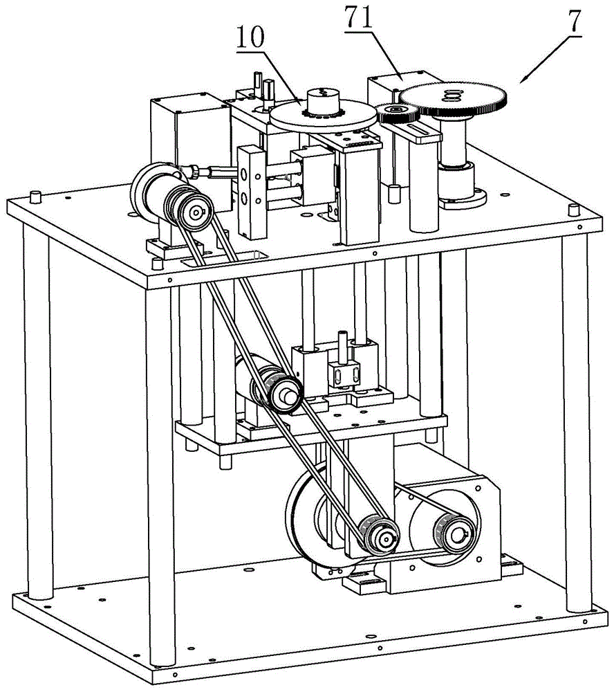 一种伺服电机定子槽自动插纸机的传动结构的制作方法