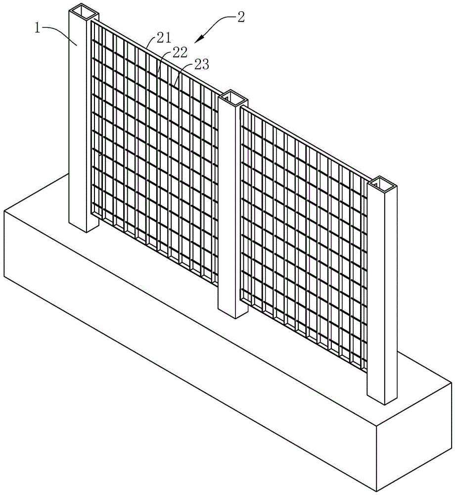 一种围栏安装结构的制作方法