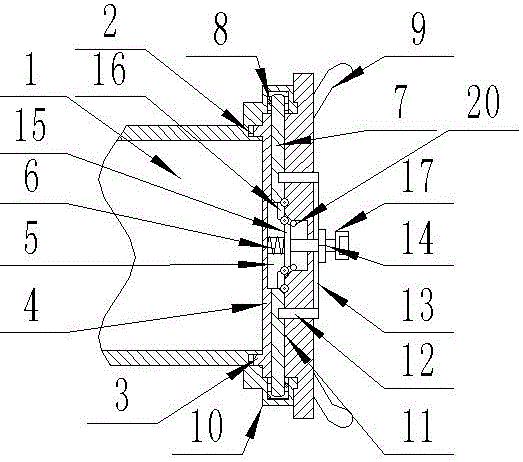 一种空调压缩机便于快速拆装的端盖的制作方法